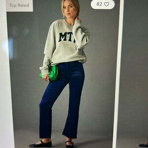 Pilcro The Yaya Mid-rise Corduroy Crop